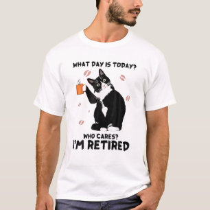 Camiseta Que dia é hoje quem se preocupa que eu estou cans