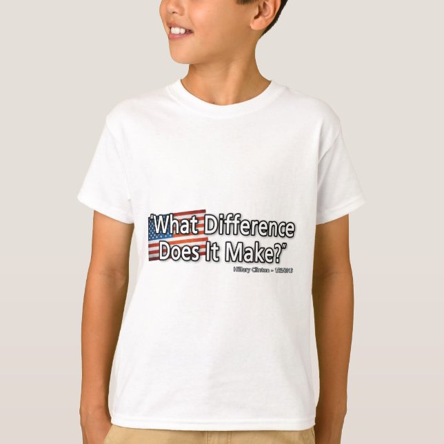 Camiseta Que diferença faz? (Frente)
