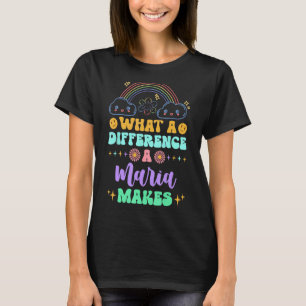 Camiseta Que Diferença Uma Maria Faz
