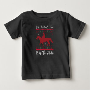 Camiseta Que Diversão É Cavalgar No Natal
