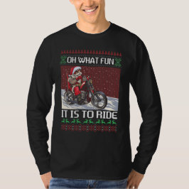 Camiseta Que Divertido É Andar De Papais noeis Andando De M