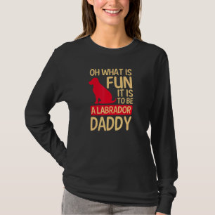 Camiseta Que divertido Natal Dady Labrador