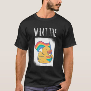 Camiseta Que Duck Duck Unicorn LGBTQ Rubber Duck Erpel