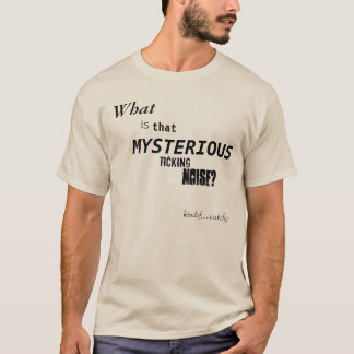 Camiseta Que é que ruído de tiquetaque misterioso?