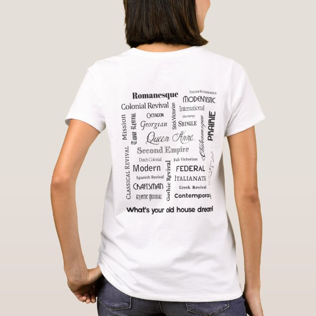 Camiseta Que é seu sonho velho da casa? (Luz) (Verso)