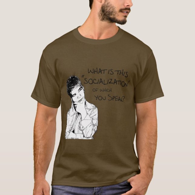 Camiseta Que é socialização? (Frente)