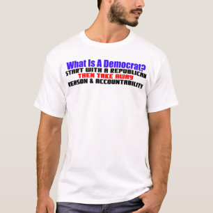 Camiseta Que é uma Democrata?