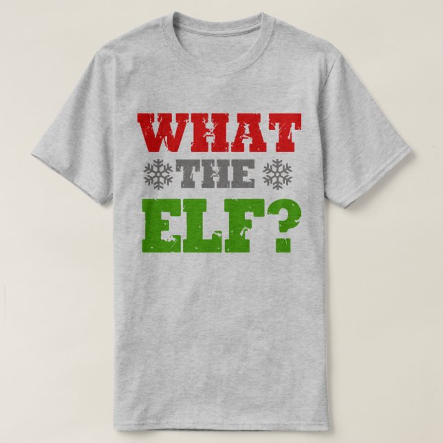 CAMISETA QUE ELF (Frente do Design)