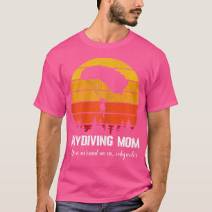 Camiseta Que Engraçada Esquiadora Mãe Como Uma Mãe Normal S