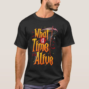 Camiseta Que Época Para Estar Vivo Foice Ceifador Custo