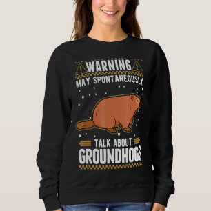 Camiseta Que Espontaneamente Fale Sobre Groundhogs Marmot 2