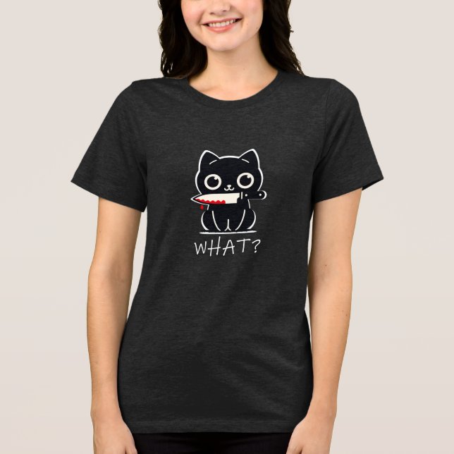 Camiseta Que gato bonito grava (Frente)