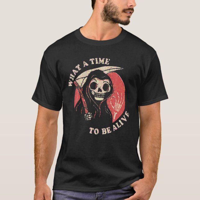 Camiseta Que Hora De Estar Vivo (Frente)
