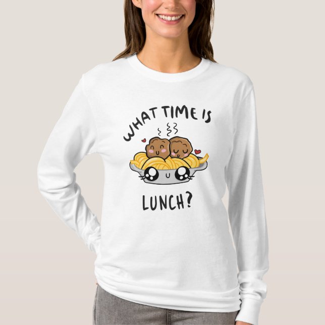 Camiseta Que Hora É o Almoço (Frente)