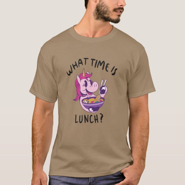 Camiseta Que horas é o almoço (Frente)
