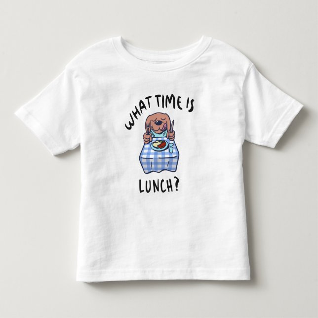 Camiseta Que horas é o almoço (Frente)