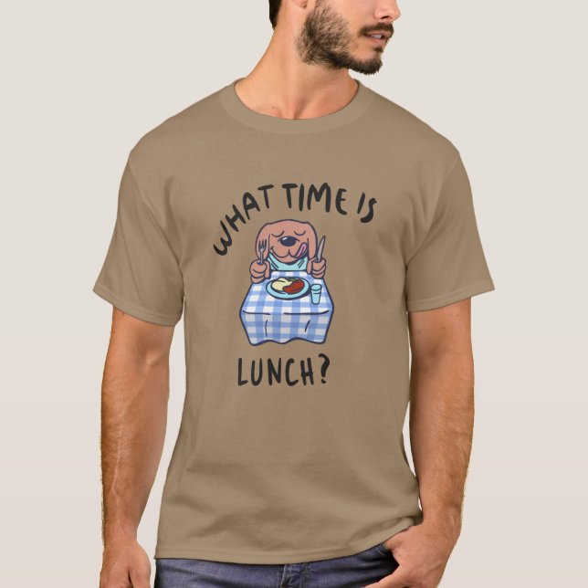 Camiseta Que horas é o almoço (Frente)