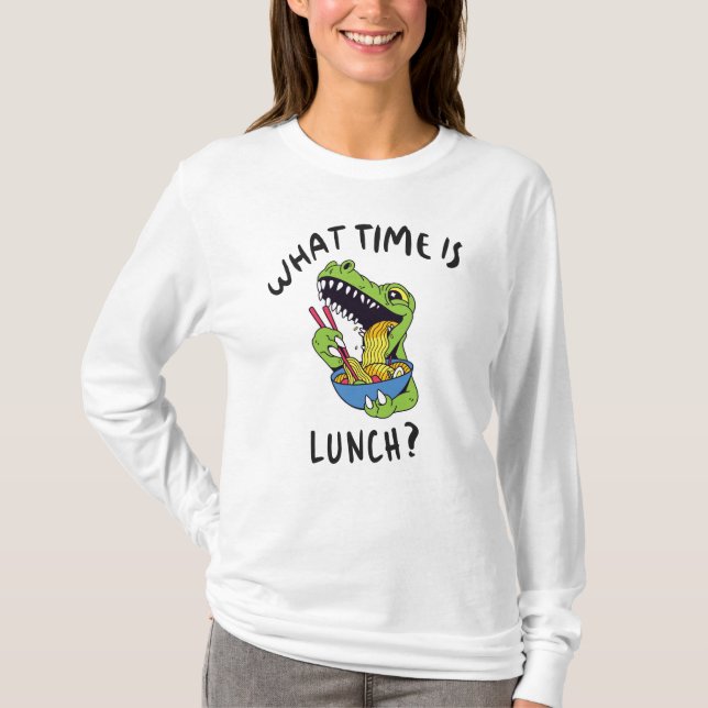 Camiseta Que horas é o almoço (Frente)