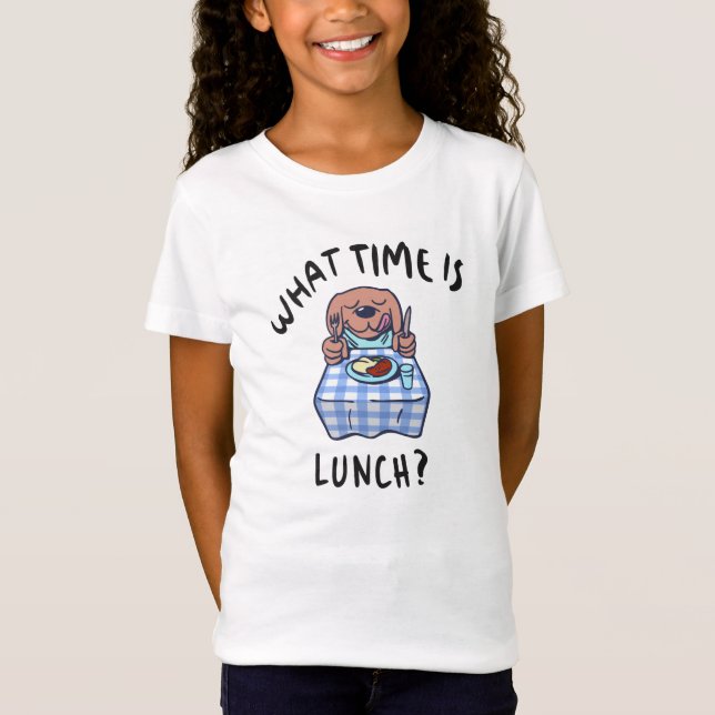 Camiseta Que horas é o almoço (Frente)