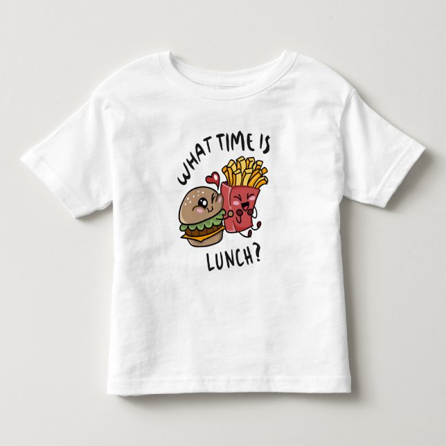 Camiseta Que horas é o almoço (Frente)