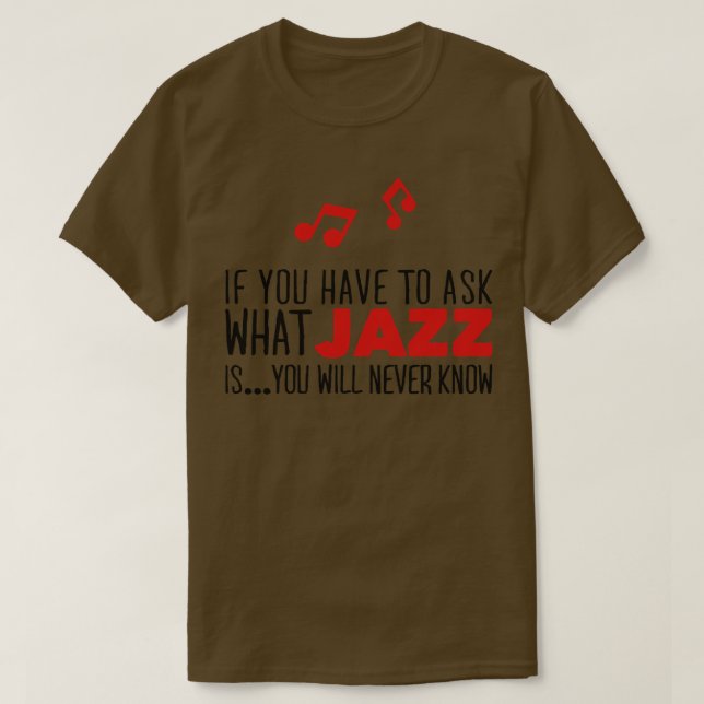 Camiseta Que jazz é (Frente do Design)