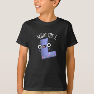 Camiseta Que Letra L Engraçada L Pun Dark BG