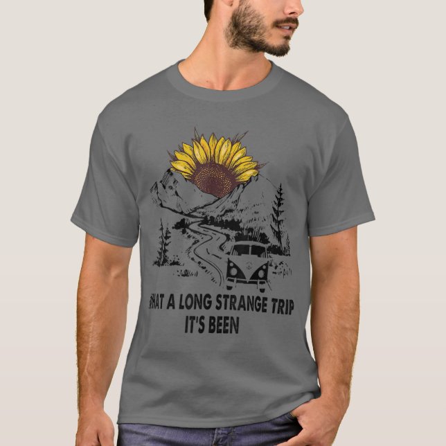 Camiseta Que Longa Viagem Estranha Foi O Girassol (Frente)