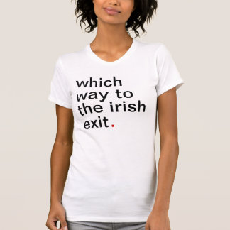 Camiseta que maneira à saída irlandesa. tenha uma grande