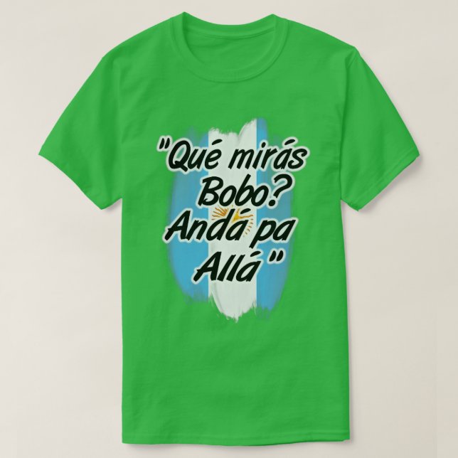 Camiseta Que mira bobo (Frente do Design)