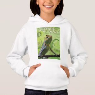 Camiseta Que mundo maluco - Um Lizard especial