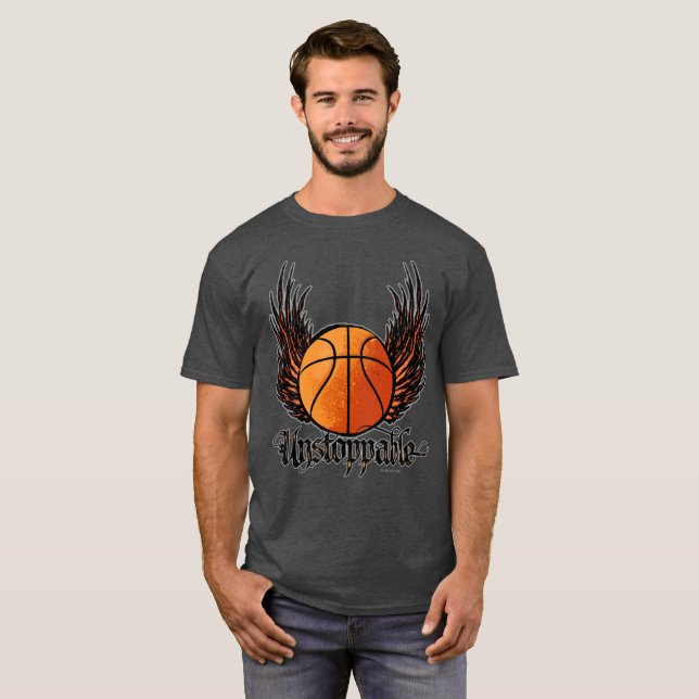 Camiseta Que nada pode parar (basquetebol) (Frente Completa)