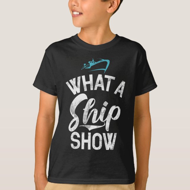 Camiseta Que Nave Mostra Barco Engraçado (Frente)