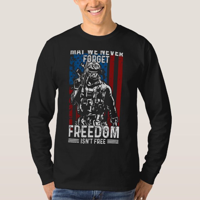 Camiseta Que nunca esqueçamos que a liberdade não é a liber (Frente)