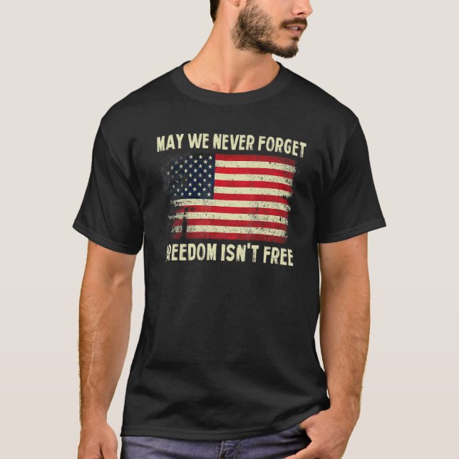 Camiseta Que nunca esqueçamos que a liberdade não é um memo (Frente)
