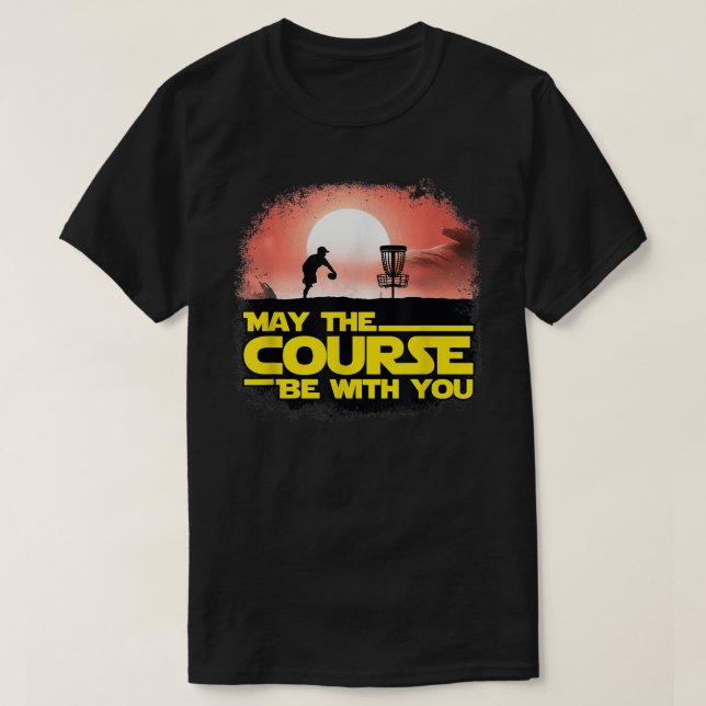 Camiseta Que O Curso Esteja Com Você, Golf, Dói O Golfe  (Frente do Design)