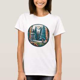 Camiseta Que o curso esteja com você, golfe de disco