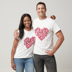 Camiseta Que o Natal Aqueça Seu Coração
