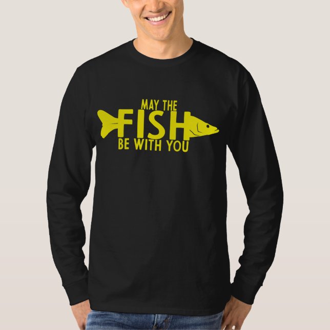 Camiseta Que O PEIXE Esteja Com Você  (Frente)