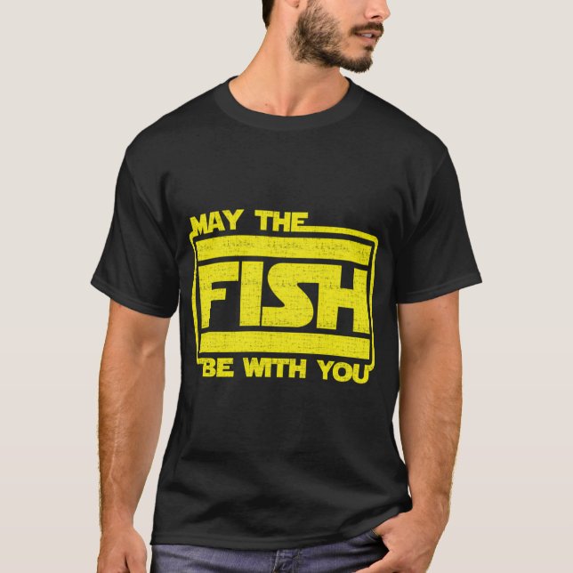Camiseta Que o Peixe Esteja Com Você Pesca (Frente)