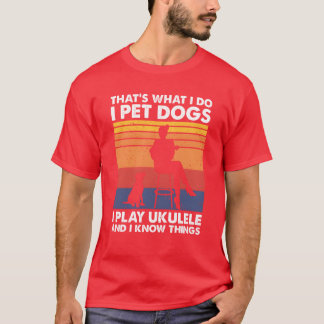 Camiseta Que o que faço com os Cães de Pet joga mulheres Uk