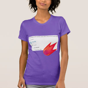 Camiseta Que objeto deixou a órbita da Terra após apenas T-