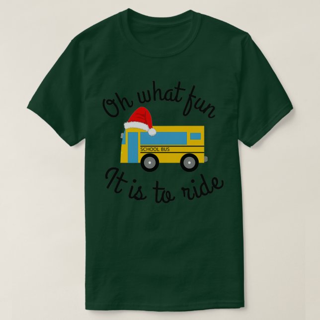Camiseta Que ônibus divertido (Frente do Design)