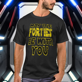 Camiseta Que os anos quarenta estejam com você, 1980, Retro