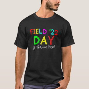 Camiseta Que Os Jogos Comecem Crianças No Campo 22 Professo