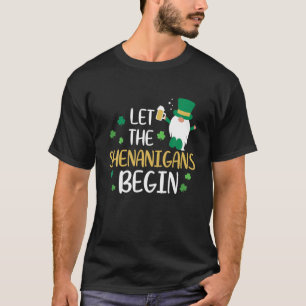 Camiseta Que Os Shenanigans Comecem A Dar Dia de São Patr