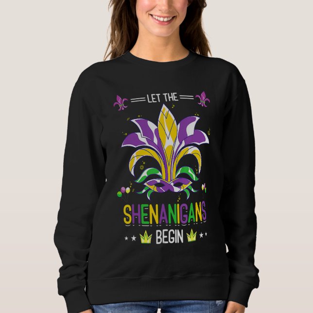 Camiseta Que Os Shenanigans Comecem A Figurar Mascarada Mar (Frente)