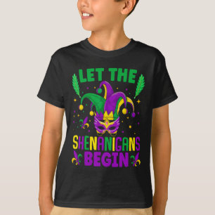 Camiseta Que Os Shenanigans Comecem A Mardi Gras 1