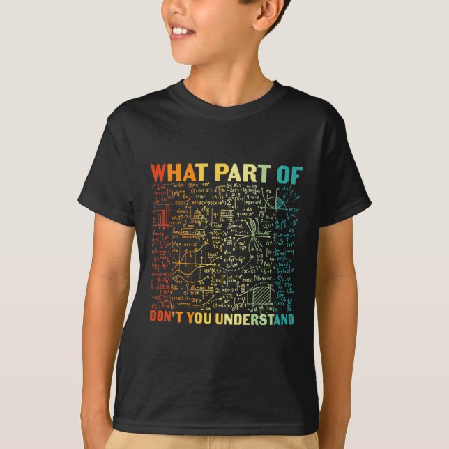 Camiseta Que Parte Da Matemática Você Não Entende Matemátic (Frente)