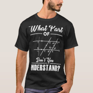 Camiseta Que Parte Da Piada De Matemática Do Nerd De Profes