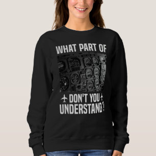 Camiseta Que parte de você não entende de avião-piloto I